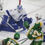 Kaprizov nets pair, Wild stay hot in 5-1 win over Lightning
