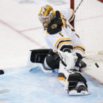 Swayman makes 31 saves as NHL-best Bruins beat Rangers 3-1