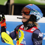 Shiffrin must wait for record win 86 but takes slalom title