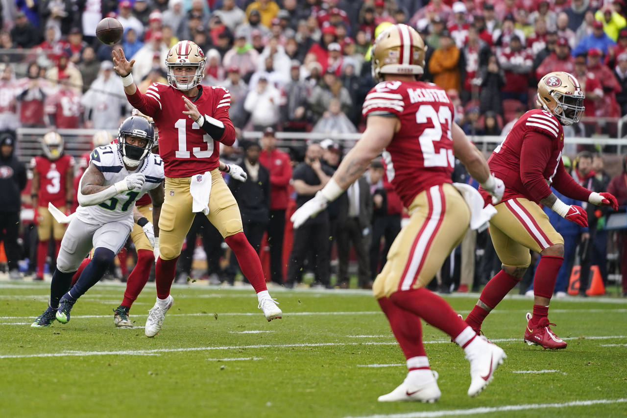 Seahawks 49ers Purdy...