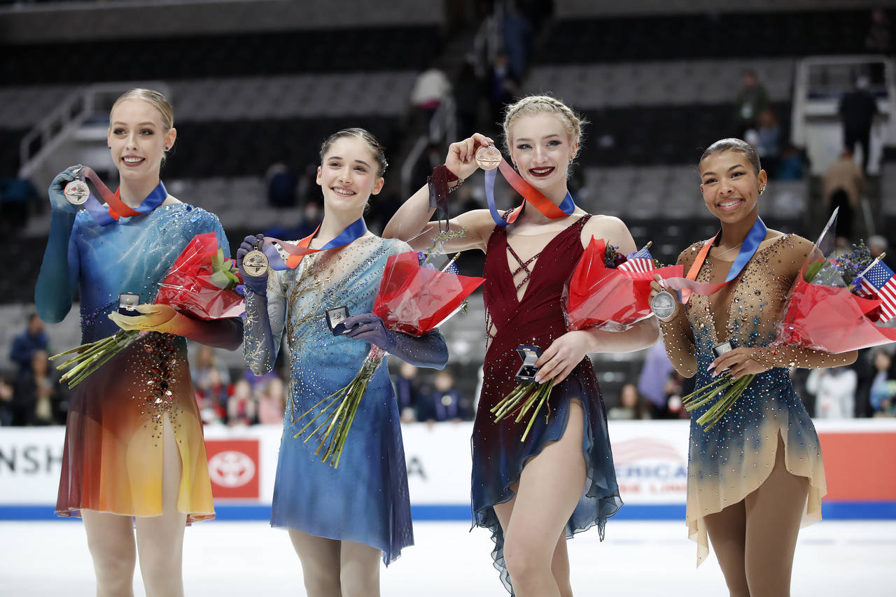 Teen Isabeau Levito wins U.S. women's figure skating title