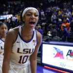 Angel Reese scores 30, unbeaten No. 3 LSU edges Arkansas
