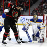 Lucchini scores 1st, Senators end Sabres' 6-game win streak