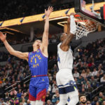 Edwards scores 29, short-handed Wolves beat Nuggets 124-111