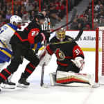 Lucchini scores 1st, Senators end Sabres' 6-game win streak