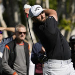 Thompson makes consecutive eagles, leads AmEx; Rahm 2 back
