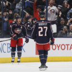 Nyquist helps Blue Jackets rally past Sharks 5-3