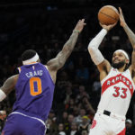 Bridges scores 29, Suns pull away late, beat Raptors 114-106