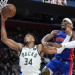 Antetokounmpo scores 29 in return, Bucks top Pistons 150-130