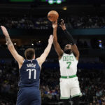 Tatum's rare triple-double leads Celtics past Mavs, 124-95