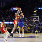 Thompson's season-best 54 leads Warriors past Hawks in 2OT