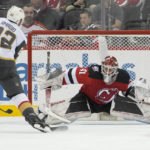 Hamilton scores twice, Devils defeat Vegas 3-2 in OT
