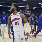 Bey beats buzzer with 3, Pistons beat Warriors 122-119