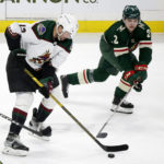 Goals by Zuccarello, Gaudreau help Wild top skidding Coyotes