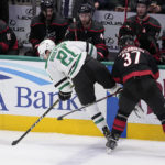 Hurricanes top Stars in OT to win matchup of 1st-place teams