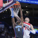 Thunder completes series sweep of Beal-less Wizards, 127-110