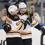 Swayman makes 31 saves as NHL-best Bruins beat Rangers 3-1