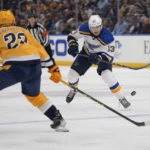 Thomas, Saad spark Blues in 5-2 win over Predators