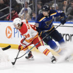Dillon Dube scores twice, Calgary rolls past St. Louis 4-1