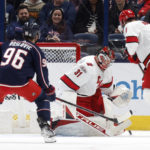 Pesce scores twice, leads Hurricanes over Blue Jackets 6-2