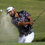 Montgomery leaves trash talk behind in Vegas to lead Sony