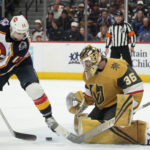 Roy scores twice, Knights hold off banged-up Avalanche 3-2