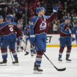 Makar, MacKinnon each score twice as Avs beat Red Wings 6-3