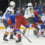 Trochek, Halak lead Rangers to 4-1 win over Golden Knights