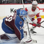 Makar, MacKinnon each score twice as Avs beat Red Wings 6-3