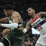 Antetokounmpo has career-high 55 points; Bucks beat Wizards