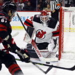 Mercer scores 2, Devils use 2nd period rally to top Canes