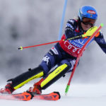 Shiffrin beaten in slalom, has to wait for record 86th win