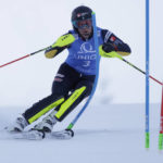 US skier Shiffrin leads slalom in pursuit of record 86th win
