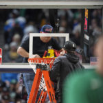 Jokic has triple-double, Nuggets top Celtics after rim delay
