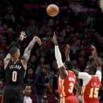 Lillard scores 42 as Trail Blazers beat Hawks 129-125