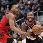 Blazers lose 7th straight on road, Raptors win 117-105