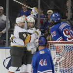 Trochek, Halak lead Rangers to 4-1 win over Golden Knights