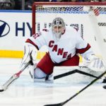 Rangers score 3 in 3rd to stop Hurricanes' win streak at 11