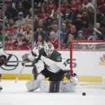 Stalock has 22 saves, Blackhawks beat Coyotes 2-0