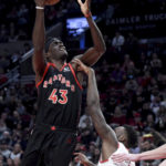 Achiuwa leads Trail Blazers to 123-105 win over Raptors