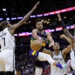 Durant has 33 points to lead Nets past Pelicans, 108-102