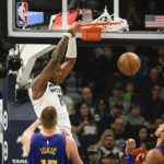Edwards scores 29, short-handed Wolves beat Nuggets 124-111