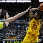 Edey, No. 3 Purdue fend off Terrapins' late charge 58-55