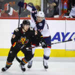 Dube scores in OT, Flames beat Blue Jackets 4-3