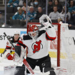 Tatar scores in the shootout, Devils edge Sharks 4-3