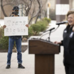 Demonstrators protest NCAA's transgender athlete inclusion