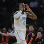 James has triple-double, leads Lakers past Knicks in OT