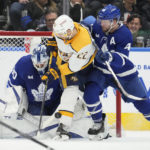 Marner scores late as Maple Leafs beat Predators 2-1