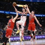 Kuzma hits late 3-pointer to lift Wizards past Bulls, 100-97
