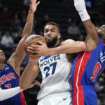 Bey, Bogdanovic lead shorthanded Pistons past Timberwolves